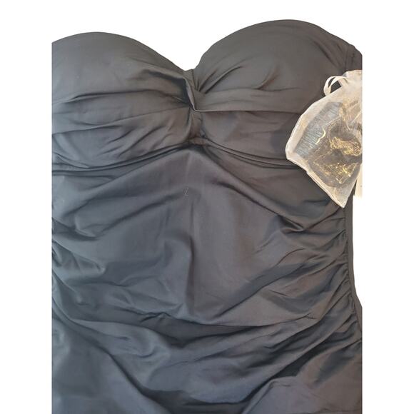 Anne Cole Black One Piece Swimsuit, Size 6, NWT - Picture 2 of 5